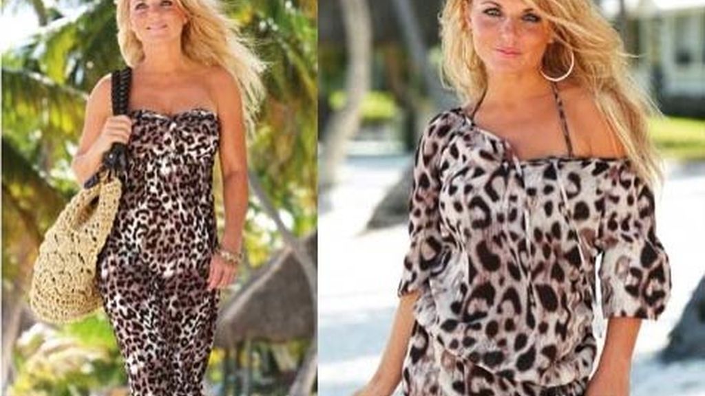 Geri Halliwell no sólo diseña, también posa