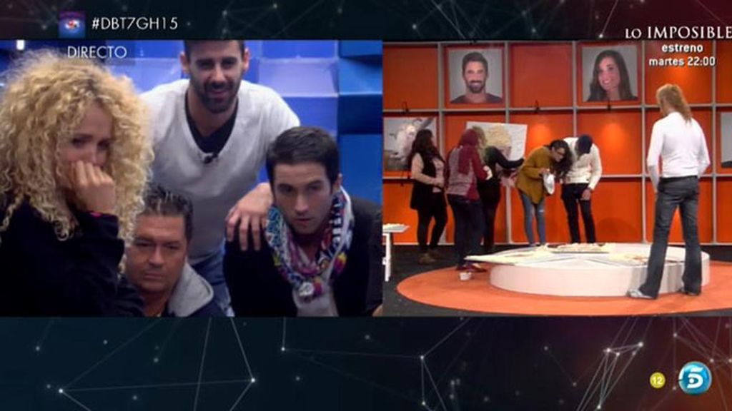 Se emocionan al verles y leer las dedicatorias