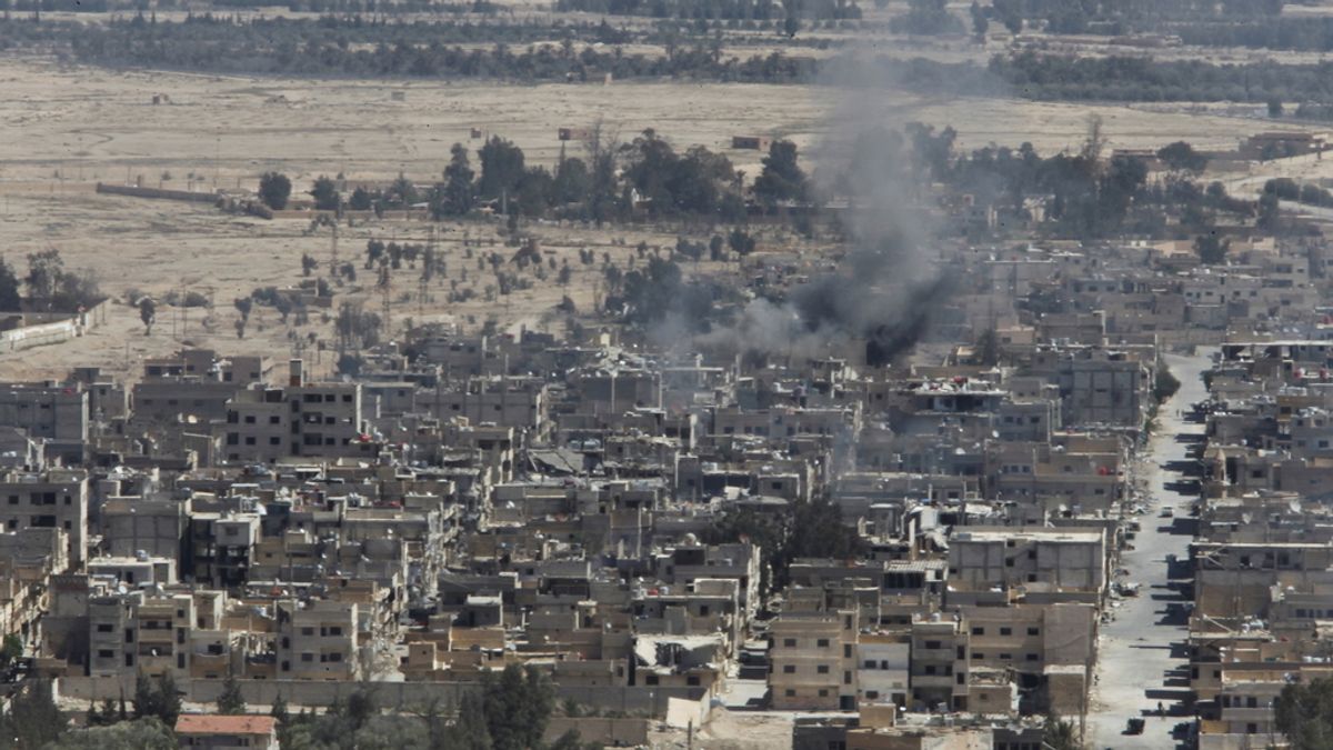 La ciudad de Palmira tras ser arrebatada al Estado Islámico