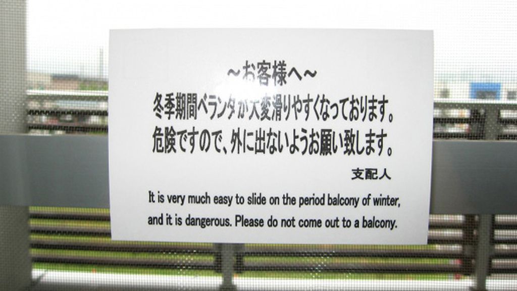 Balcones peligrosos en invierno