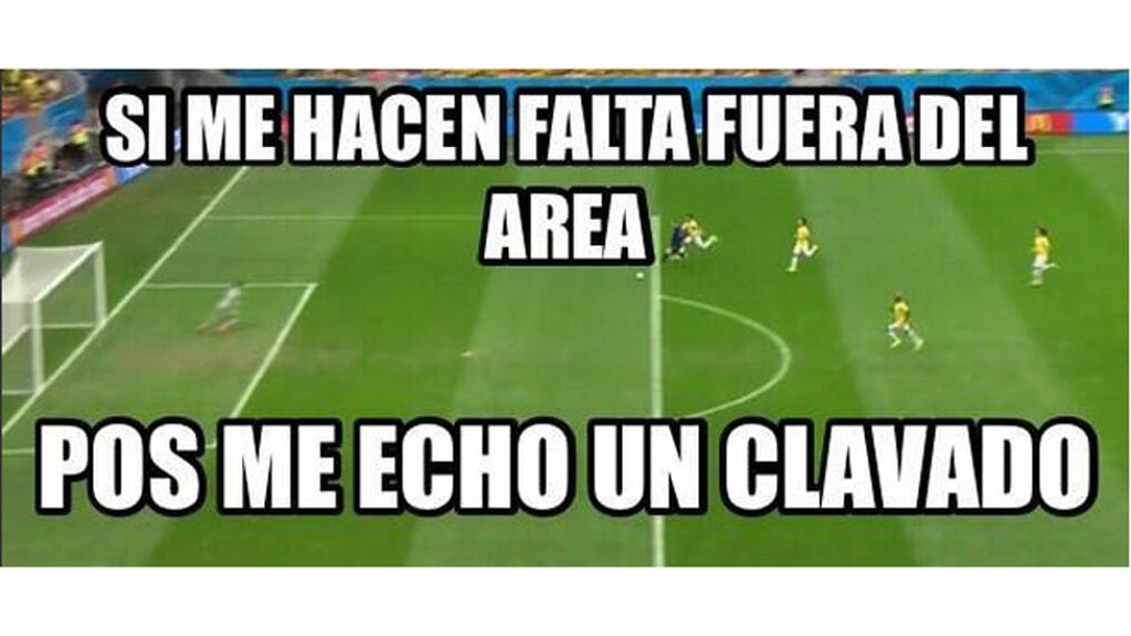 Los 'clavados' de Robben en forma de meme