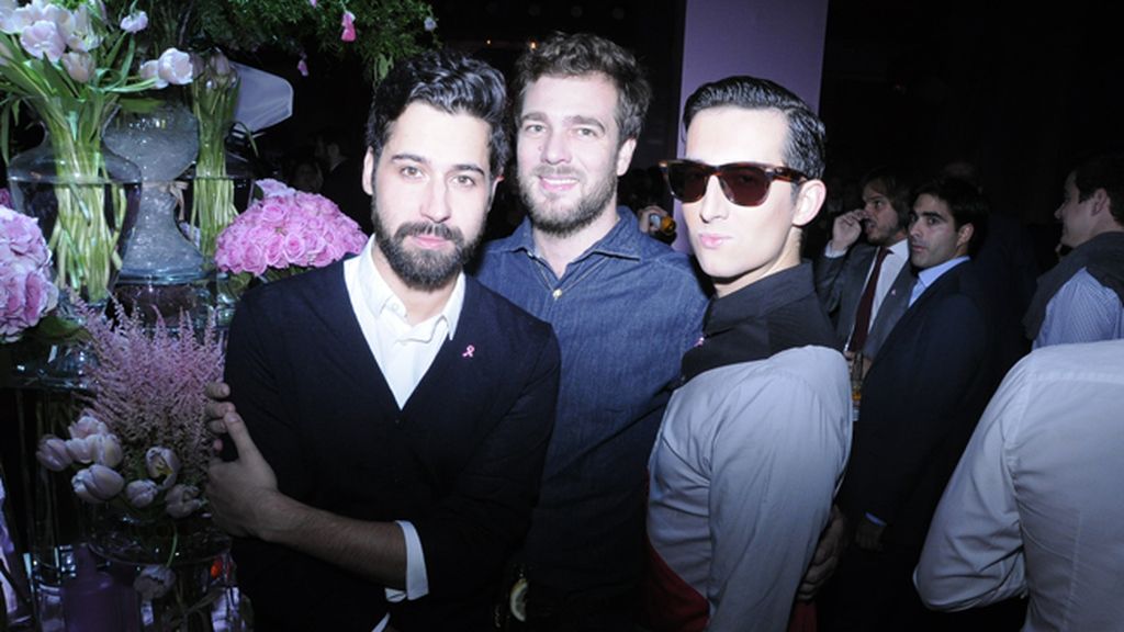 Junto al diseñador Moisés Nieto y Valerio Canals