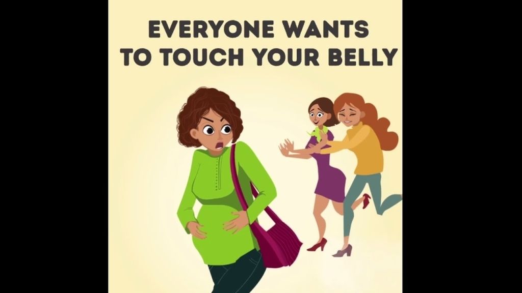 Todo el mundo quiere acariciar tu vientre