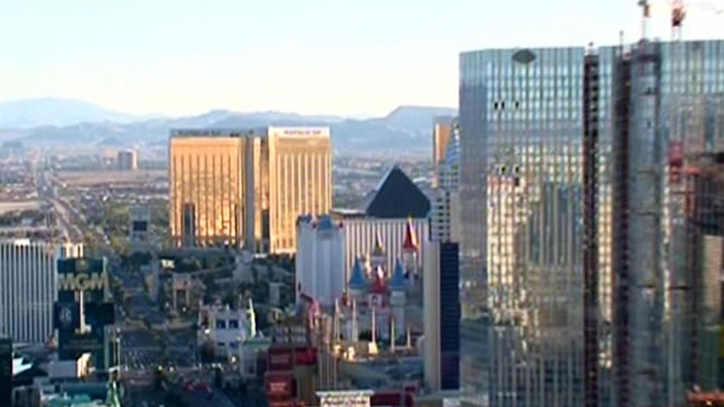 Los edificios altos y de espejo son característicos de Las Vegas
