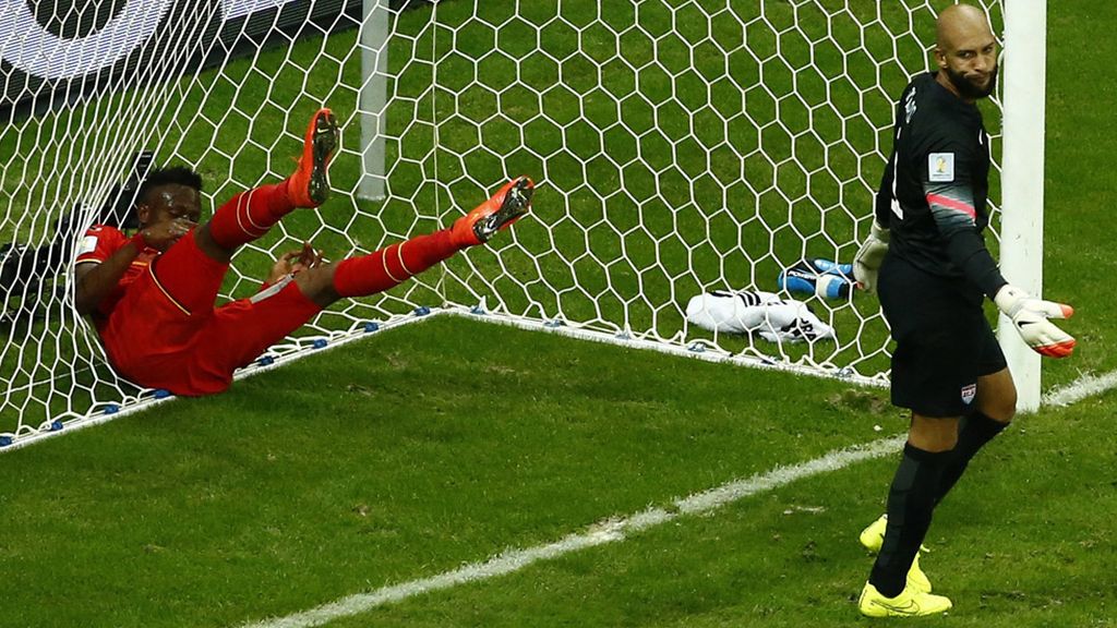 Los belgas entraban en la portería de Howard pero el balón no