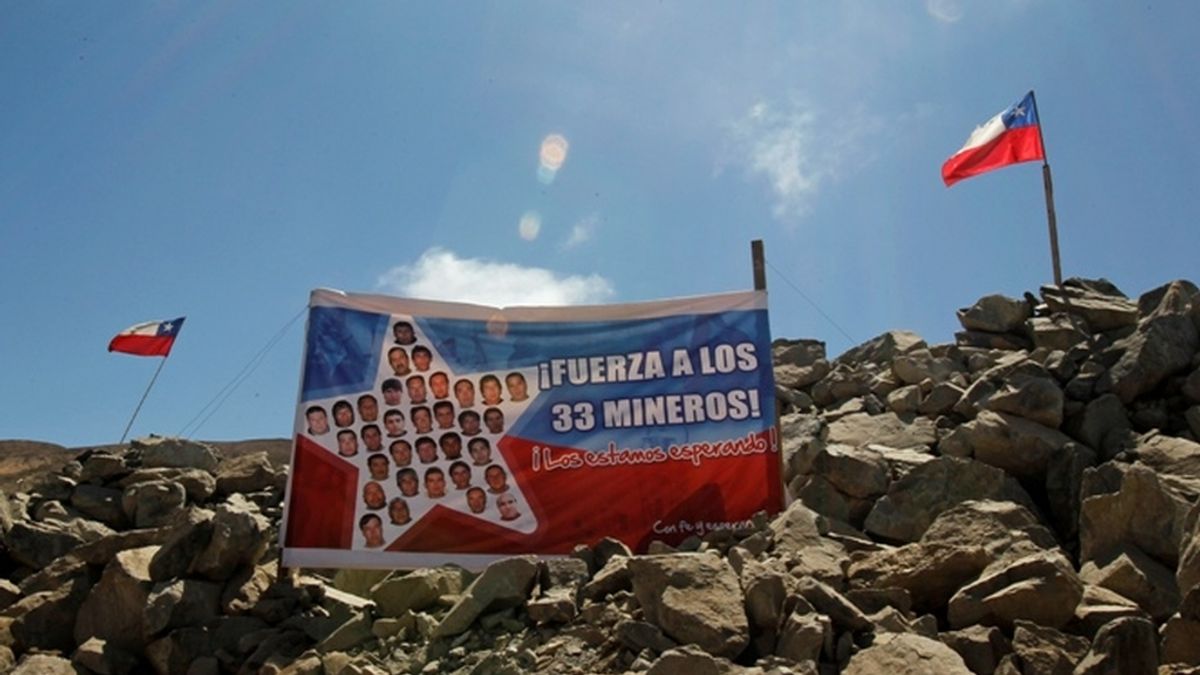 Mensaje de apoyo para los mineros chilenos