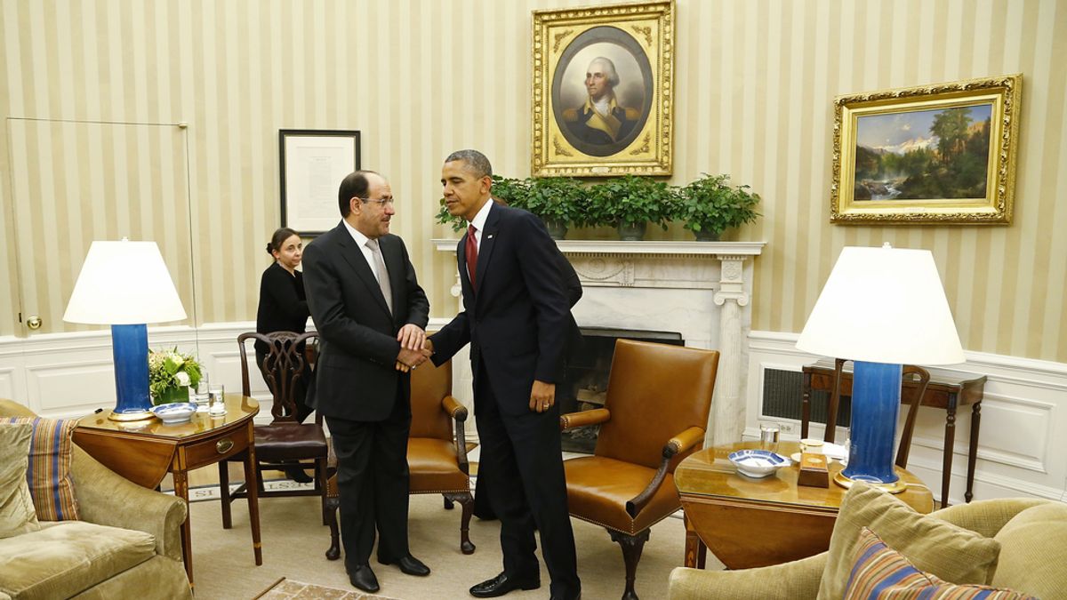 Obama y Al Maliki
