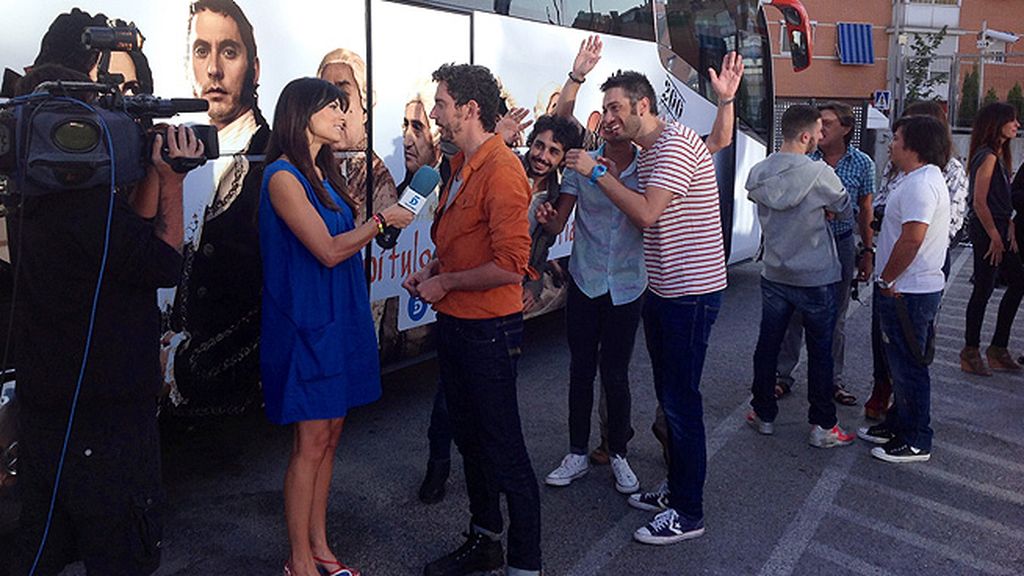 telecinco.es acompaña a los actores de 'Aída' al festival de Vitoria