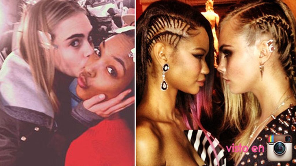 Las Delevingne se comen a besos a Sienna Miller y a sus otras amigas