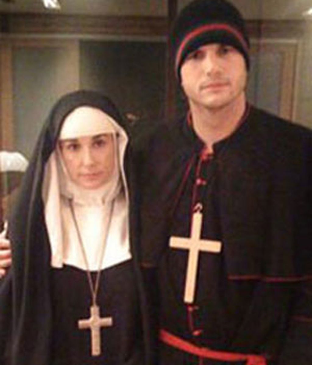 Demi Moore y Aston Kutcher