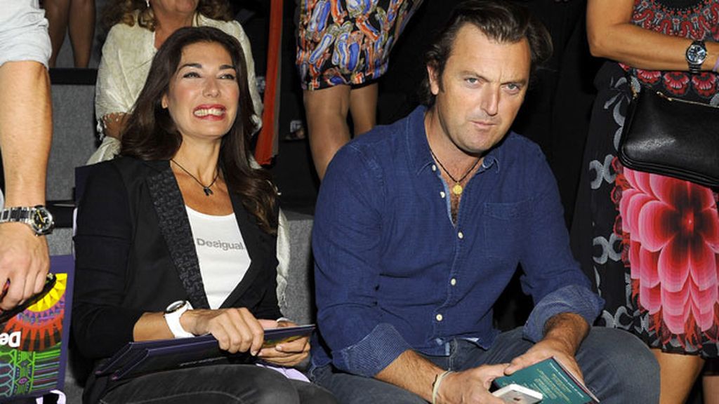 Raquel Revuelta en el desfile de Desigual