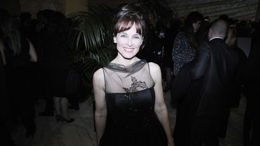 Silvia Marsó acudió muy elegante con un diseño de Pepe Botella