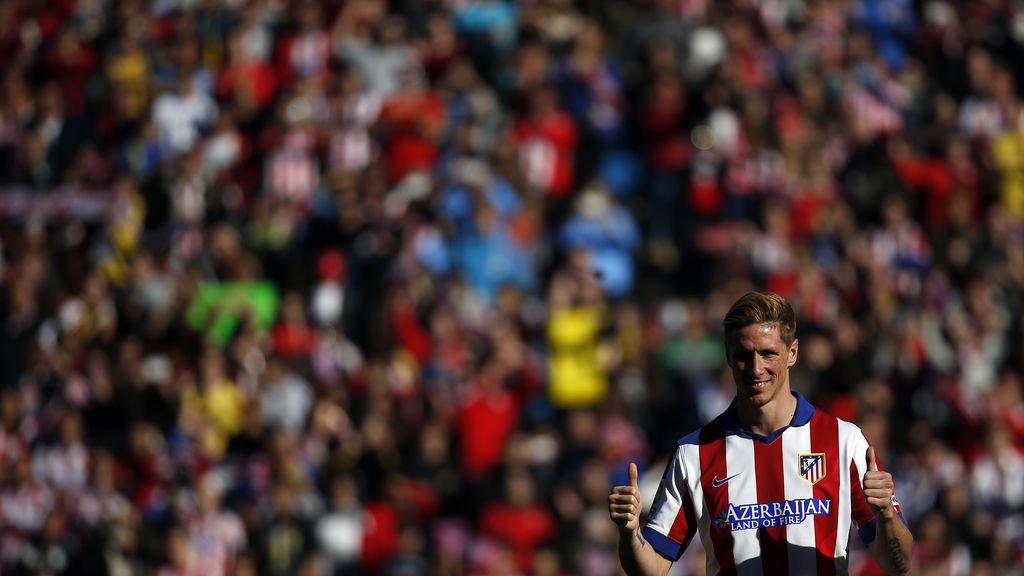 Las mejores fotos de la presentación de Fernando Torres con el Atlético de Madrid