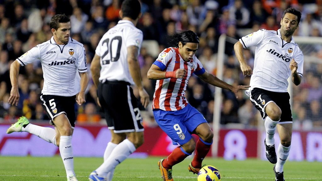 El Valencia se ha impuesto 2-0 al Atlético de Madrid. Foto: EFE