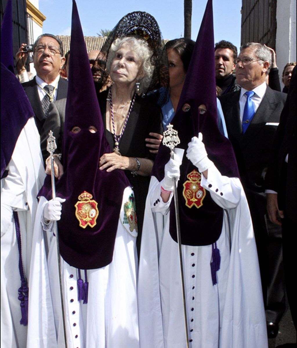 Famosos devotos en Semana Santa