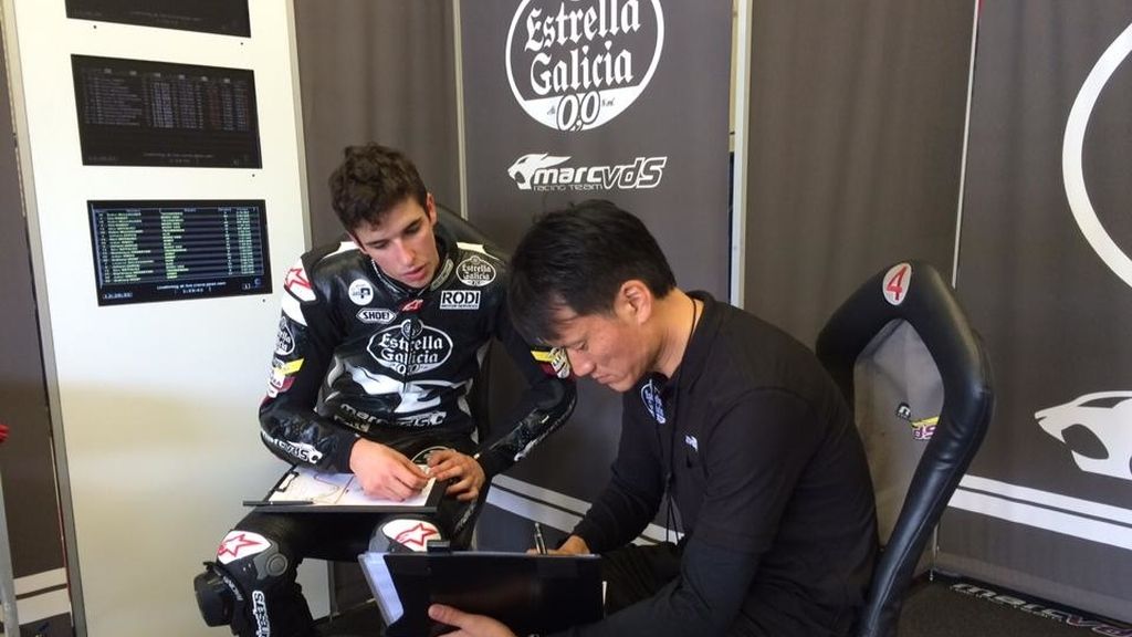 Álex Márquez, de campeón a novato pero "contento con el progreso" en Moto2