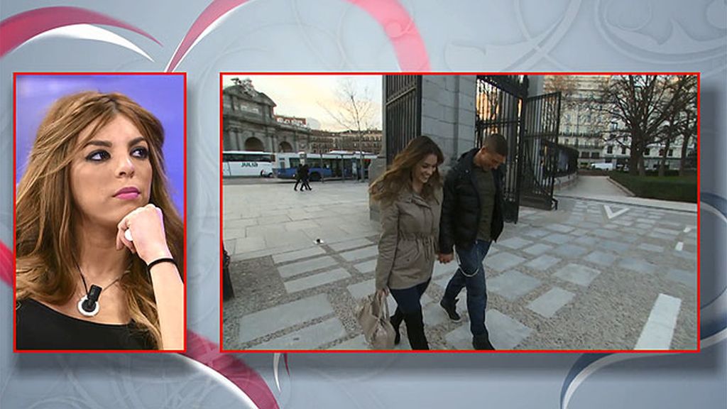 Selfies, abrazos y besos por Madrid