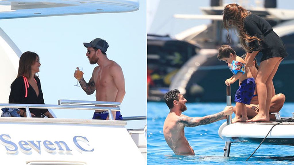 Los Messi veraneando en Ibiza