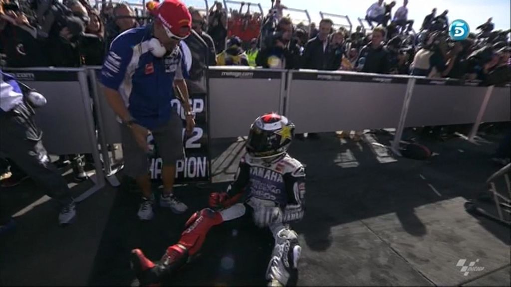 Un Campeonato del Mundo de MotoGP bien vale una culetada