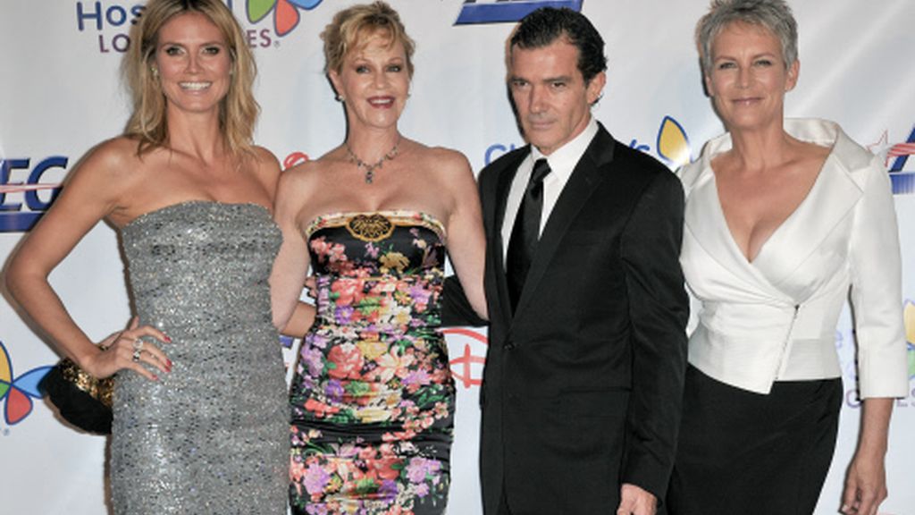 Heidi Klum, Melanie Griffith, Antonio Banderas y JamieLeeCur
