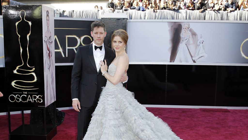 Amy Adams con su marido Darren Le Gallo