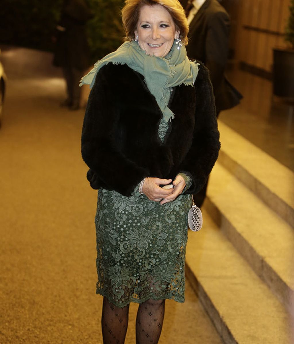 La expresidenta de la Comunidad de Madrid, Esperanza Aguirre