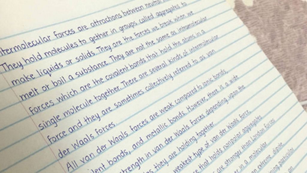 Los usuarios de Reddit presumen de la caligrafía