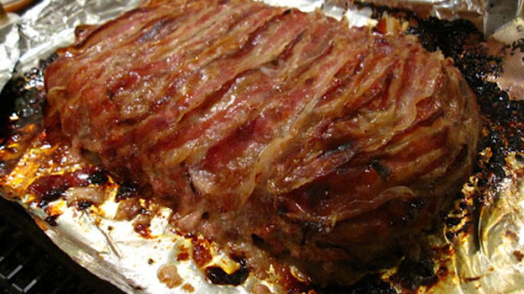 Bacon-wrapped meatloaf, de Alabama