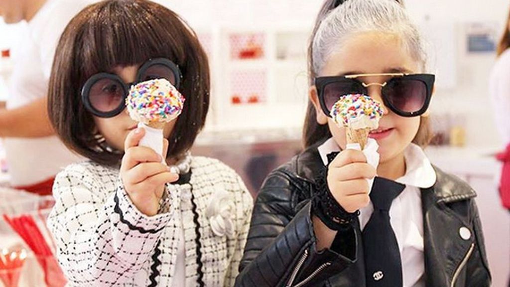 Disfrazadas de Karl Lagerfeld y Anna Wintour en Halloween