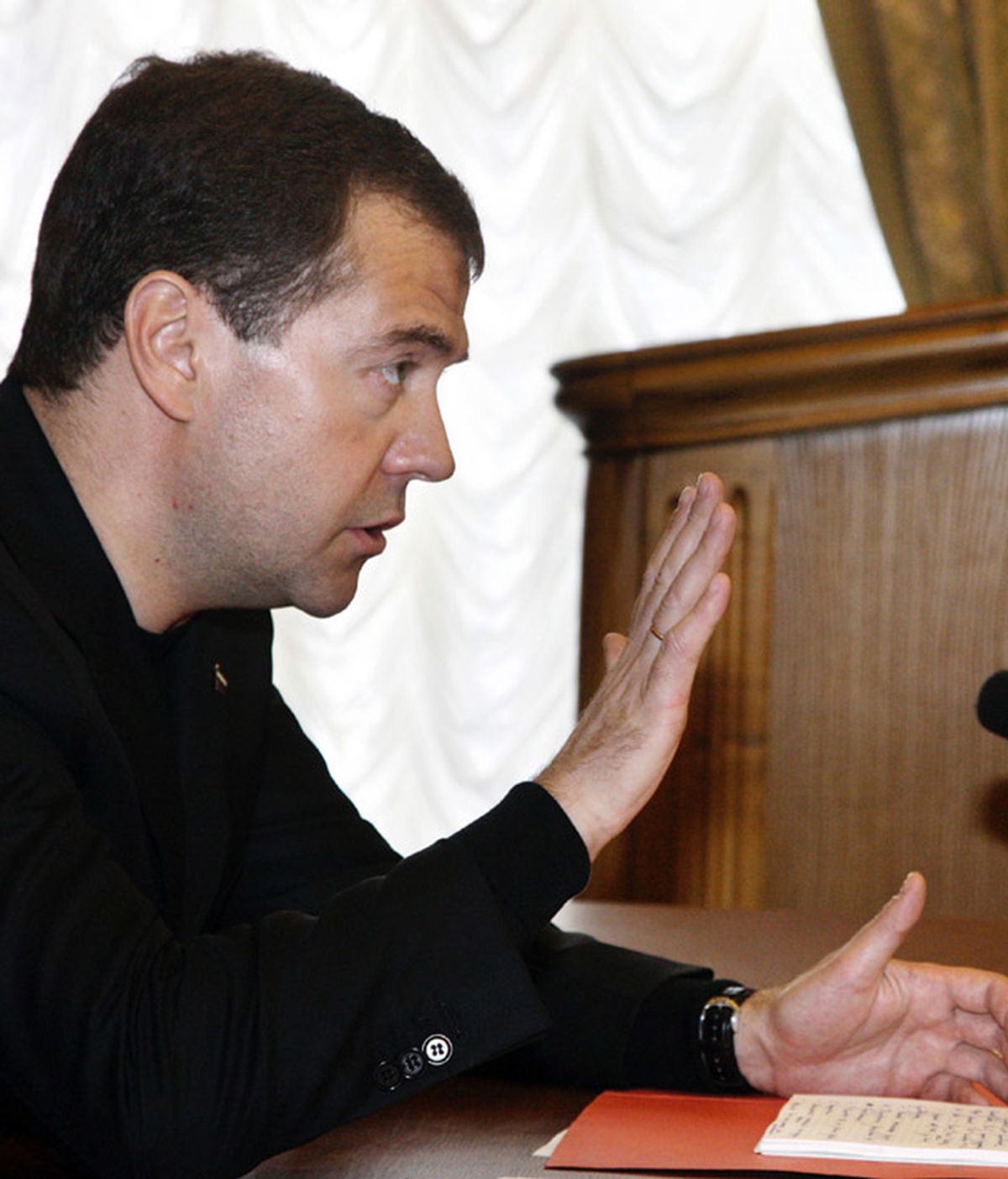 El presidente ruso, Dimitri Medvedev