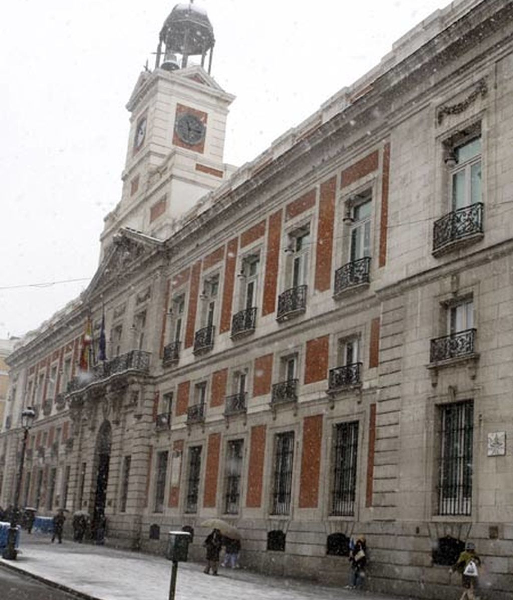 Nieva en Madrid