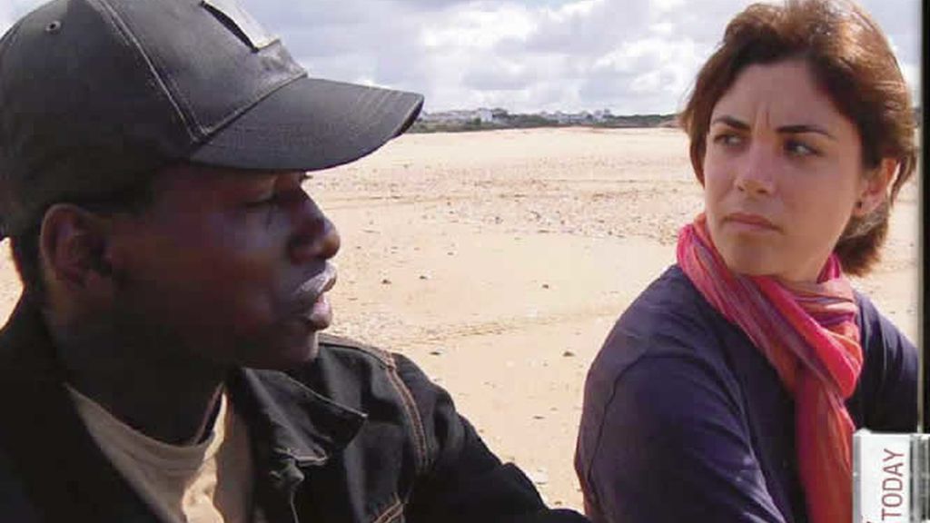 Samanta Villar convive con inmigrantes ilegales en Huelva