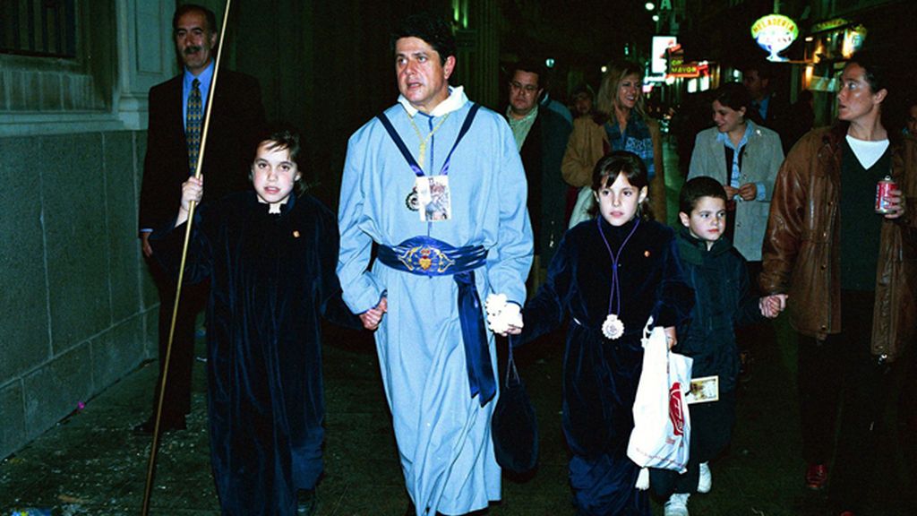 Famosos devotos en Semana Santa