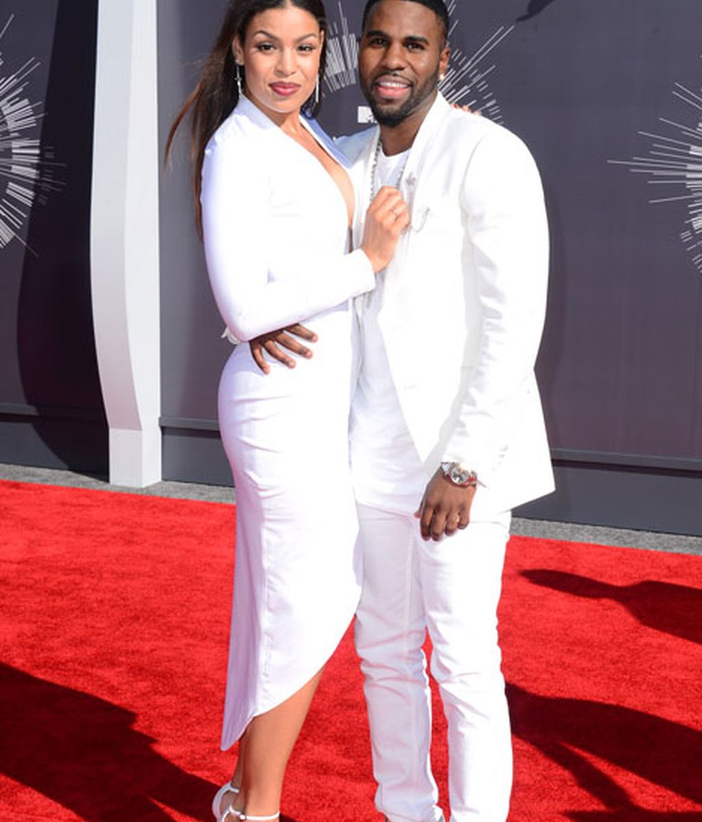 Jason Derulo y Jordin Sparks, de blanco