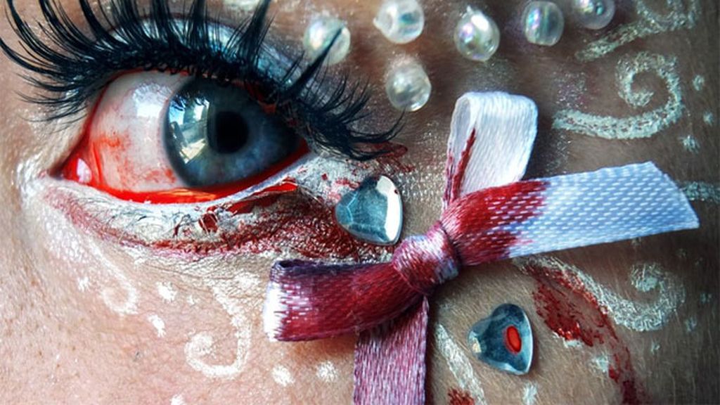 Svenja Schmitt y su sorprendente maquillaje de ojos