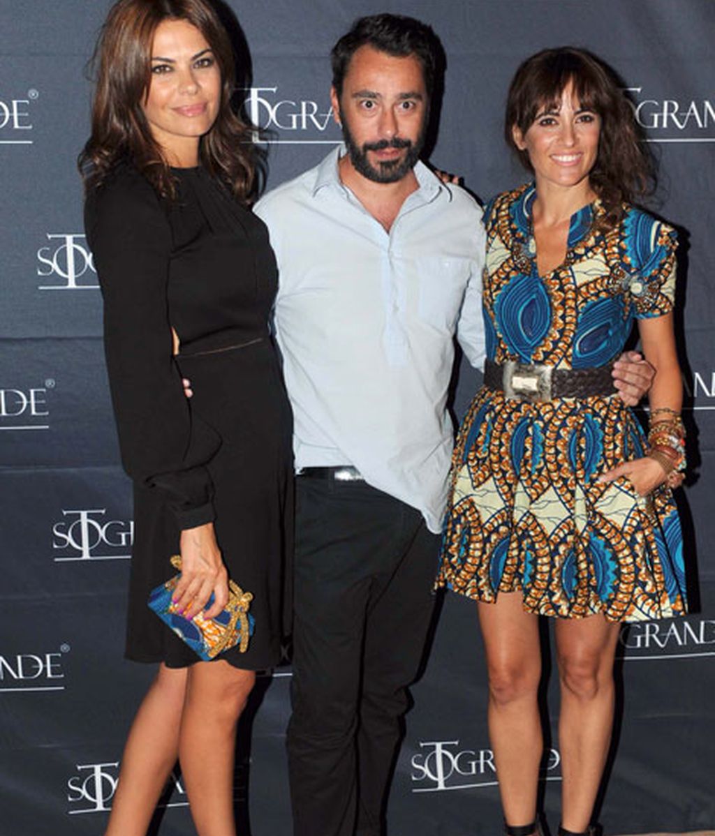 María José Suárez, Juanjo Oliva y la actriz Ana Turpin