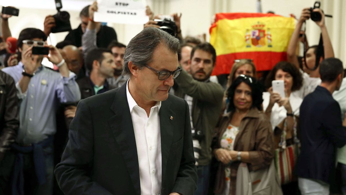 Mas ve una gran victoria de la democracia pese a los "obstáculos" de Rajoy