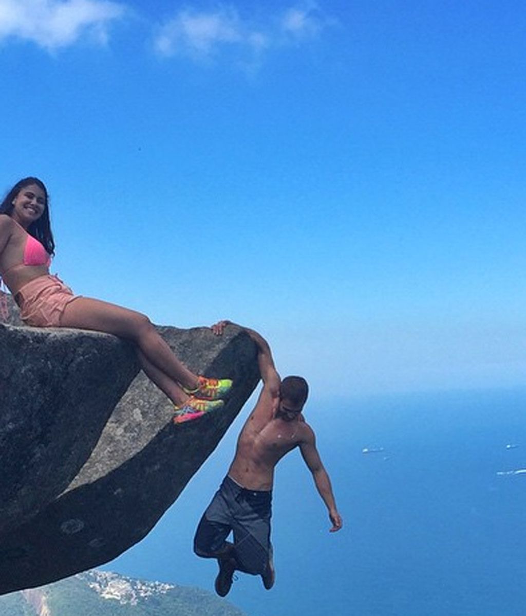 Una pareja brasileña comparte sus momentos de vértigo en las redes sociales