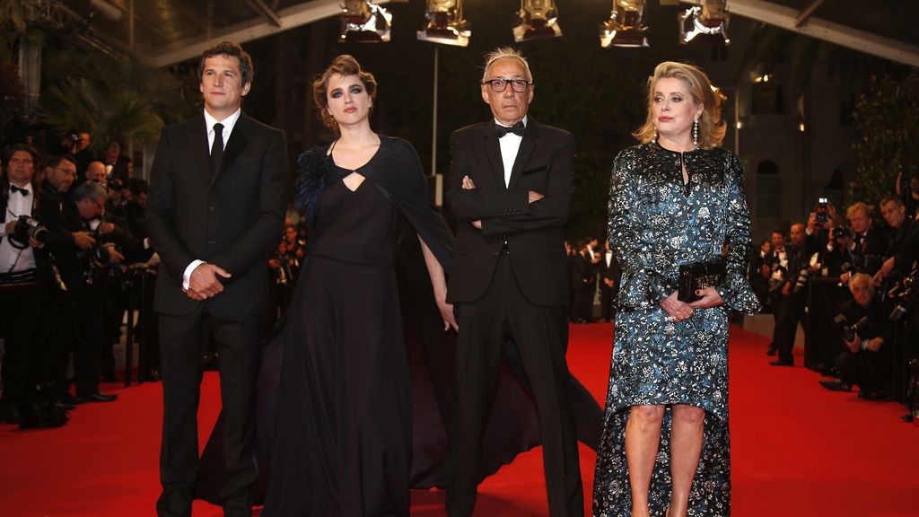 Téchiné, Canet, Haenel y Deneuve