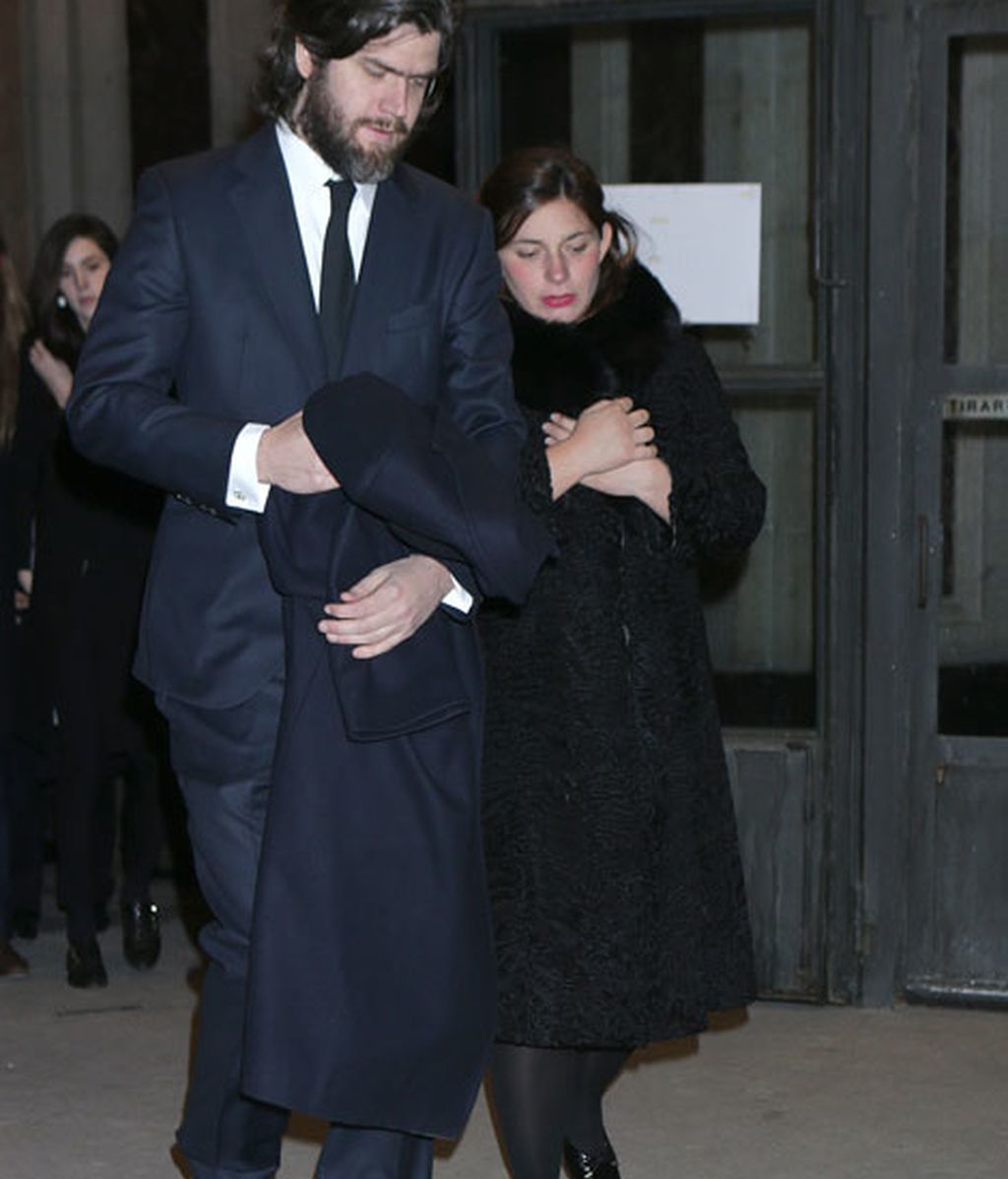 Jacobo Fitz James, nieto de doña Cayetana, y su mujer Asela Pérez