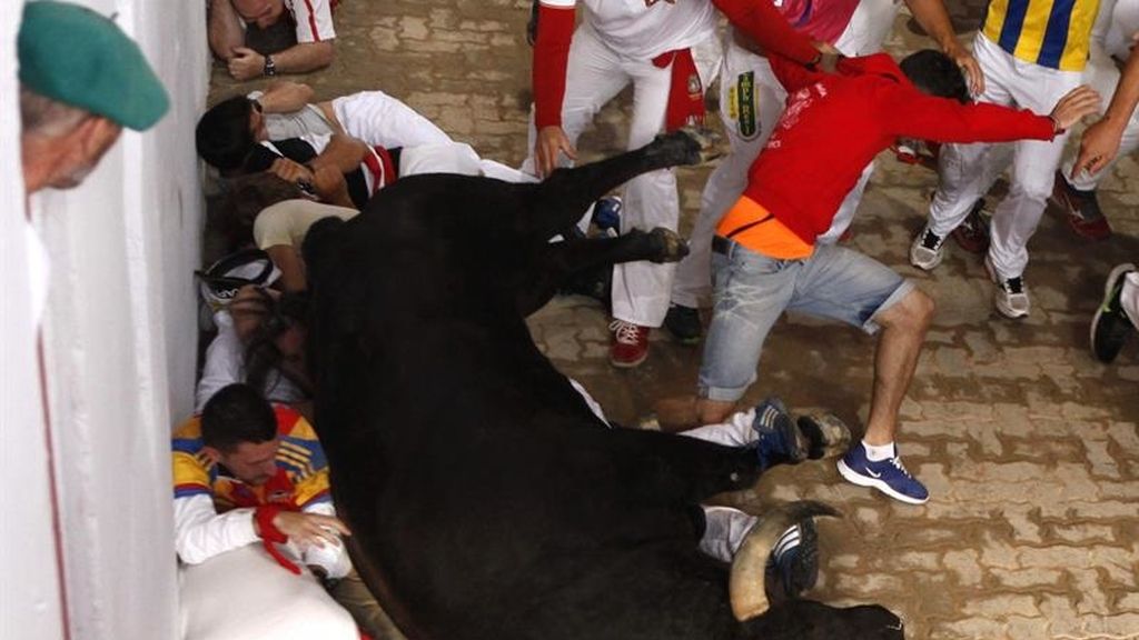 Cuatro corredores heridos