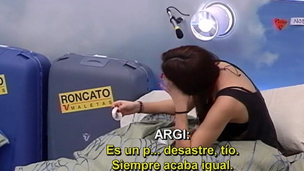 Argi: “Me agobia saber que me han nominado casi todos”