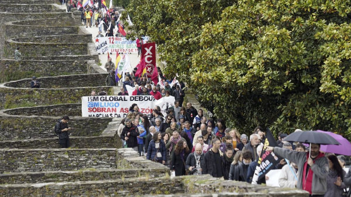 Marcha de la dignidad, Lugo