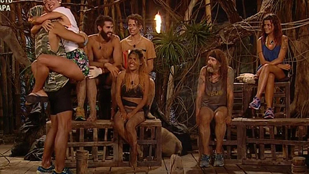 Nacho estalla de felicidad al ver a su mujer