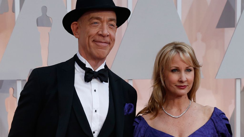 J.K. Simmons y su mujer