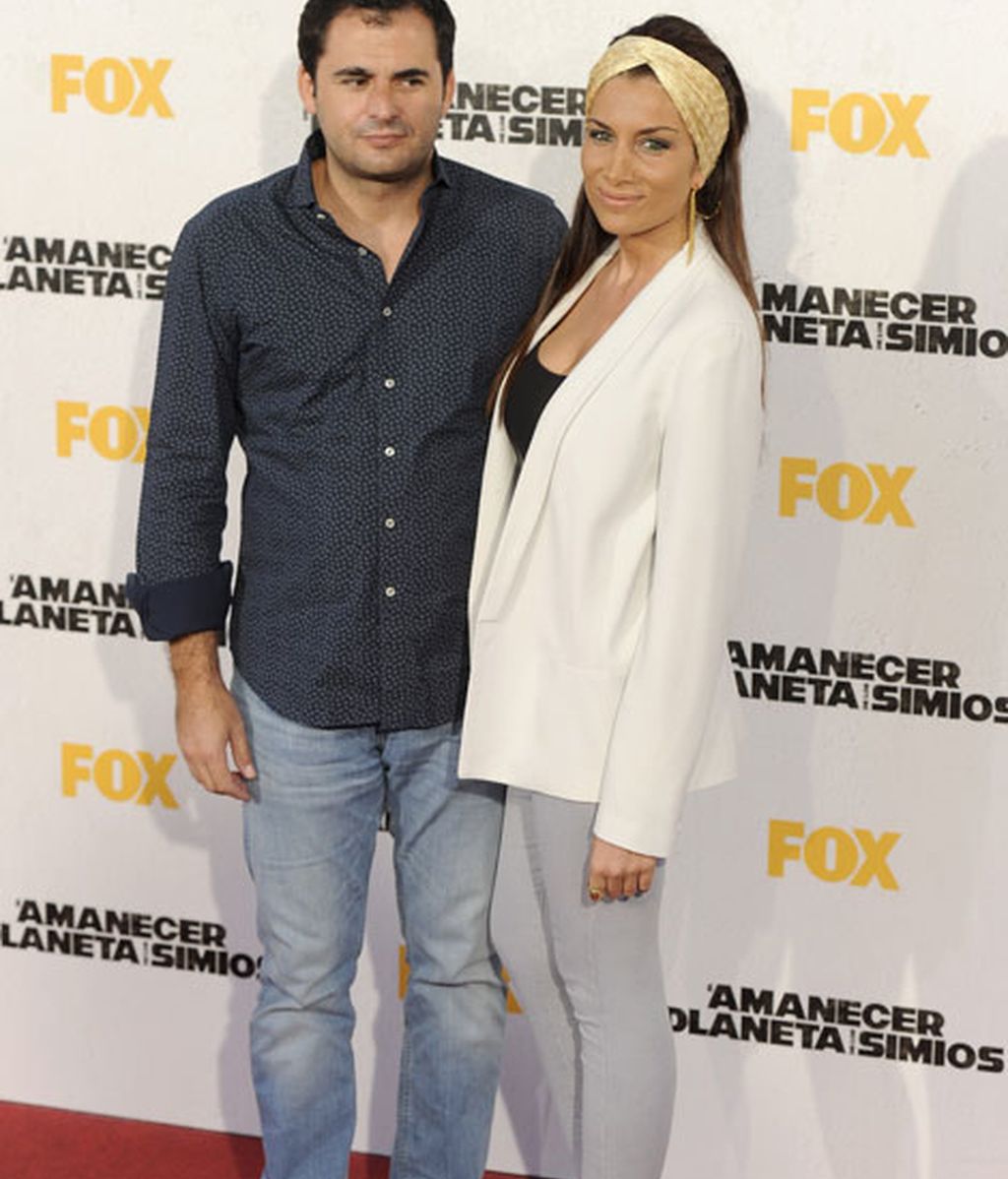 El joyero Emiliano Suárez y su novia Jacqueline Sastre