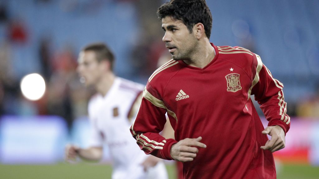 Diego Costa con la Selección Española