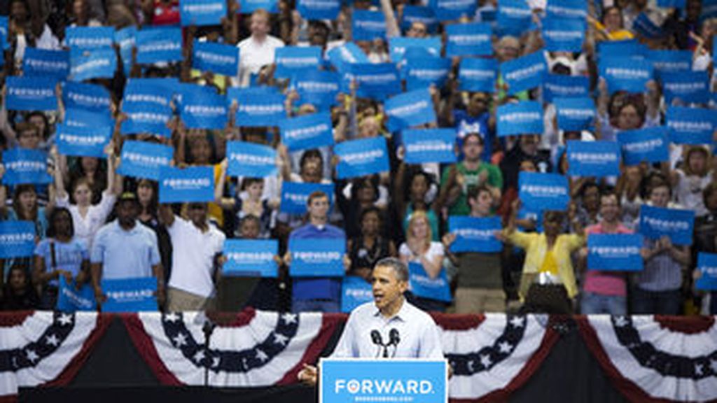 Obama en campaña electoral Obama en campaña electoral