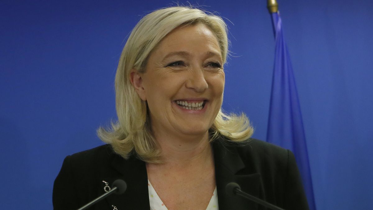 Marine Le Pen celebra el resultado del Frente Nacional en las elecciones en Francia