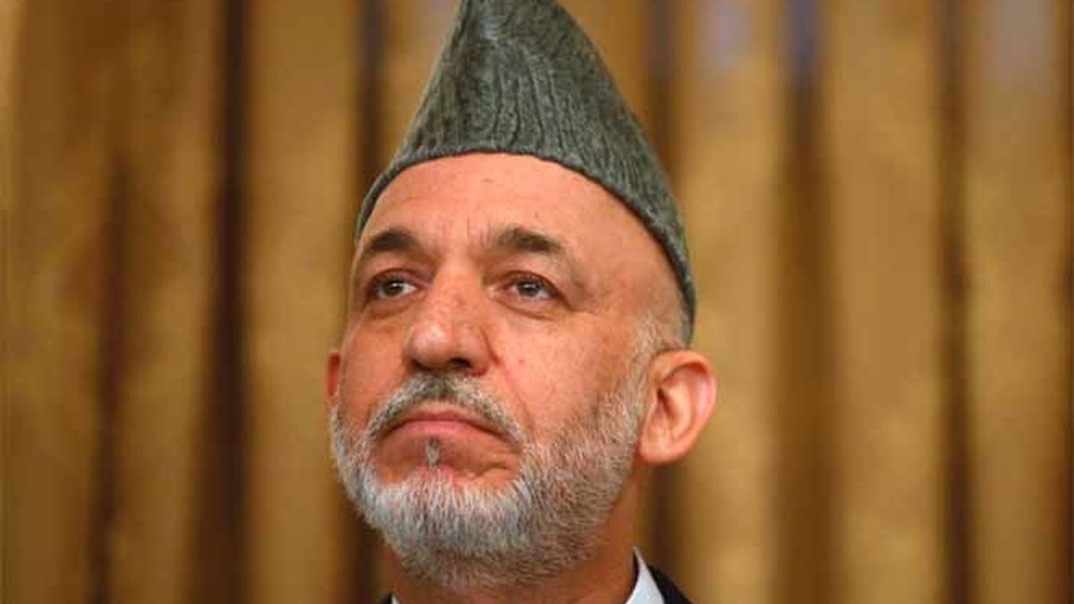 El presidente afgano y candidato a la reelección, Hamid Karzai, en Kabul